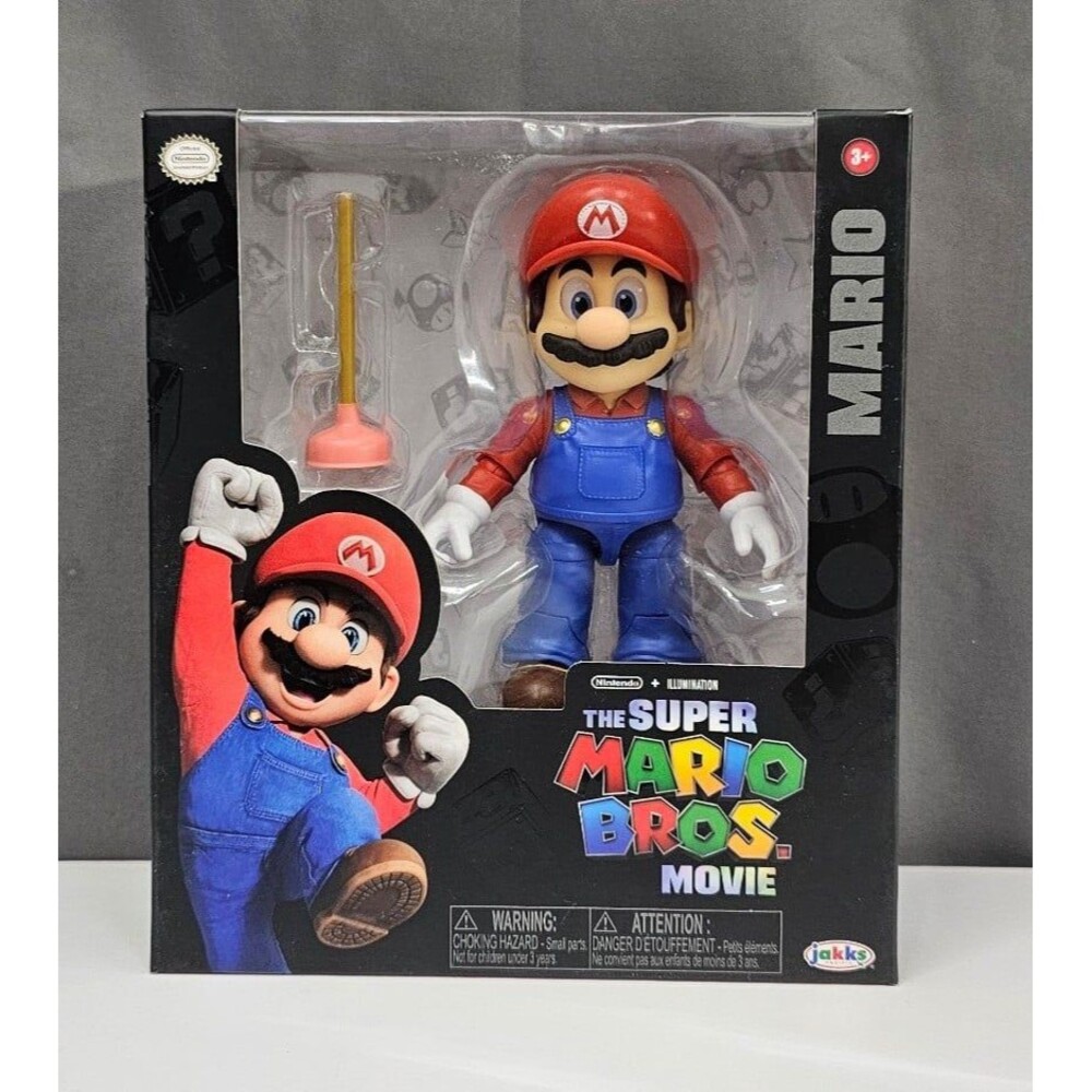 JAKKS Pacific Super Mario Bros. Movie Mario 5 in Action Figure - 417164